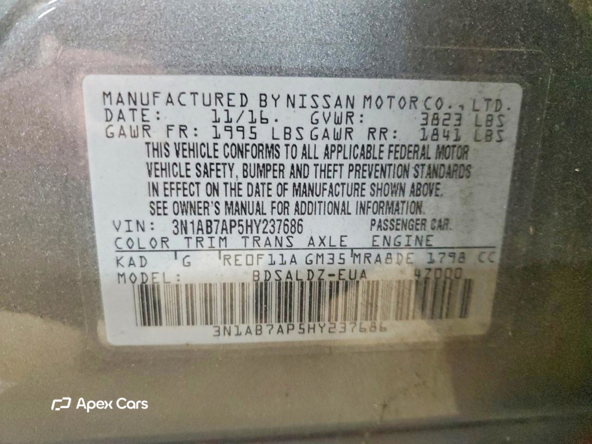 Nissan Sentra 2017