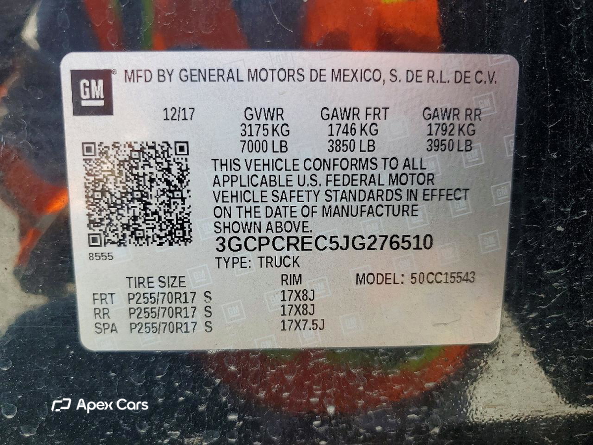 Chevrolet Silverado 2018