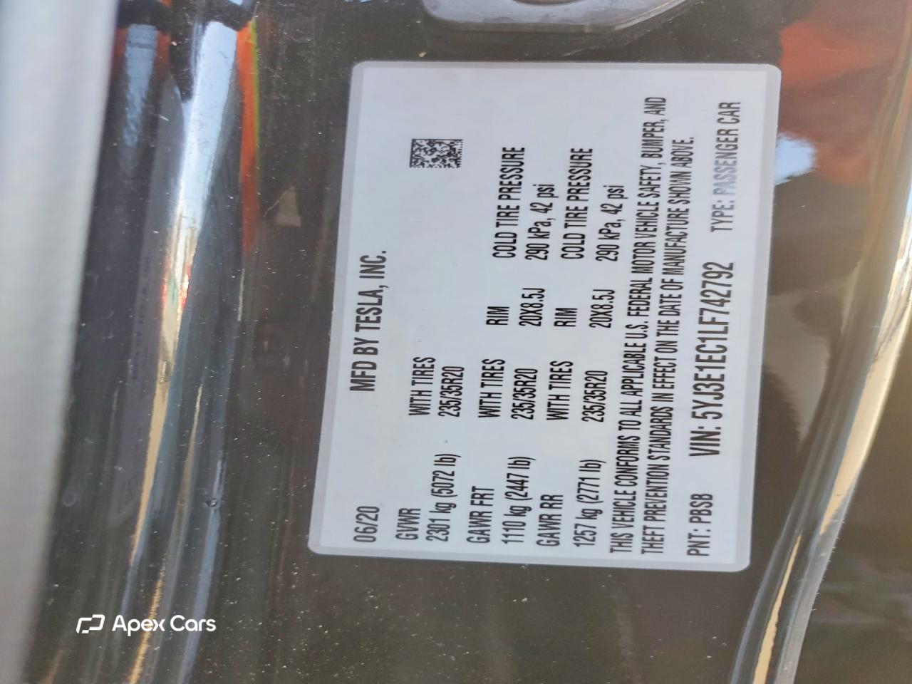 Tesla Model 3 2020