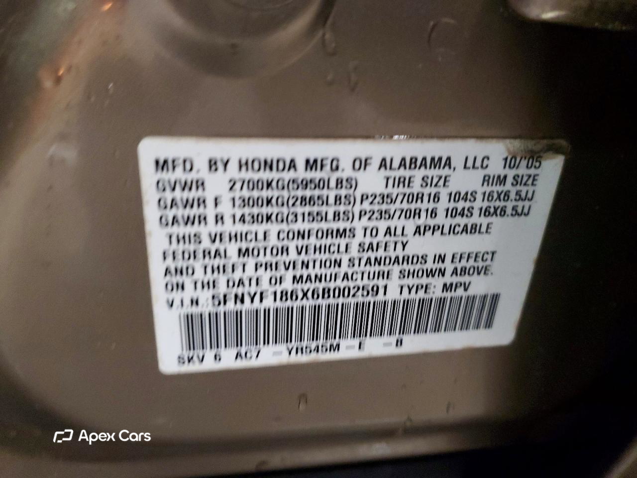 Honda Pilot 2006