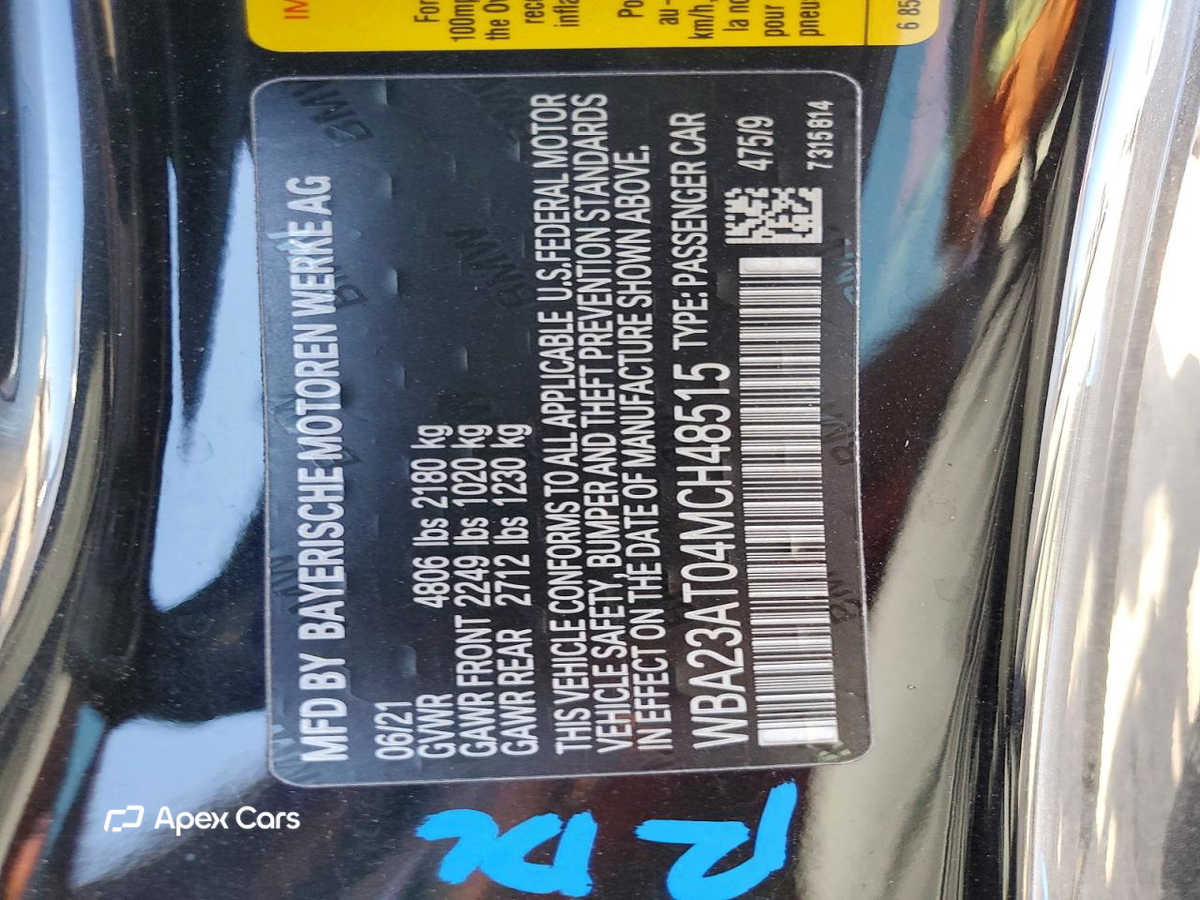 BMW Series 4 2021