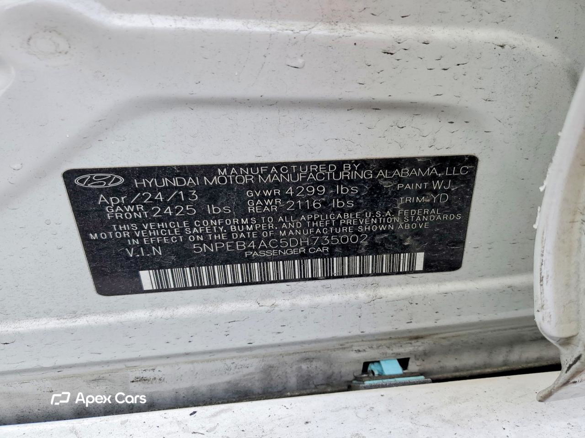 Hyundai Sonata 2013