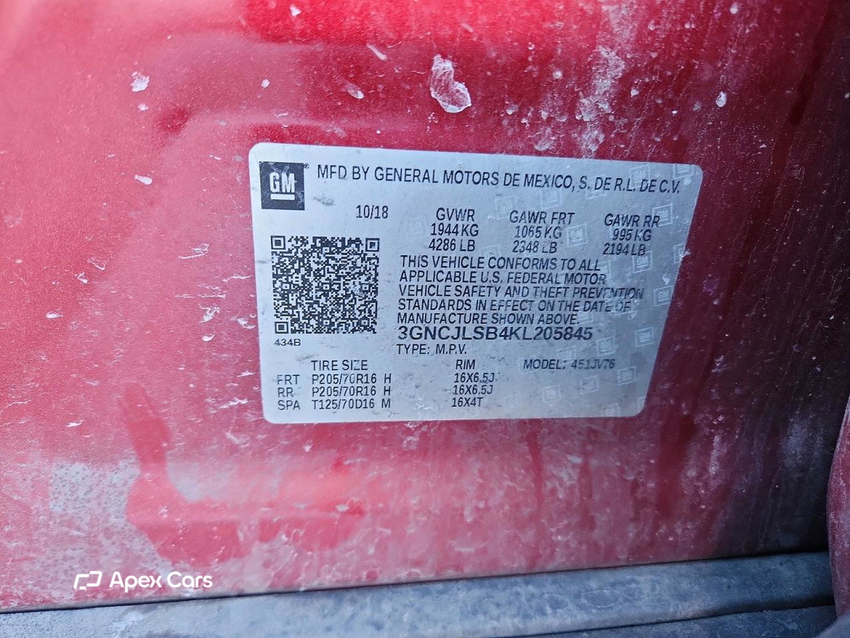 Chevrolet Trax 2019
