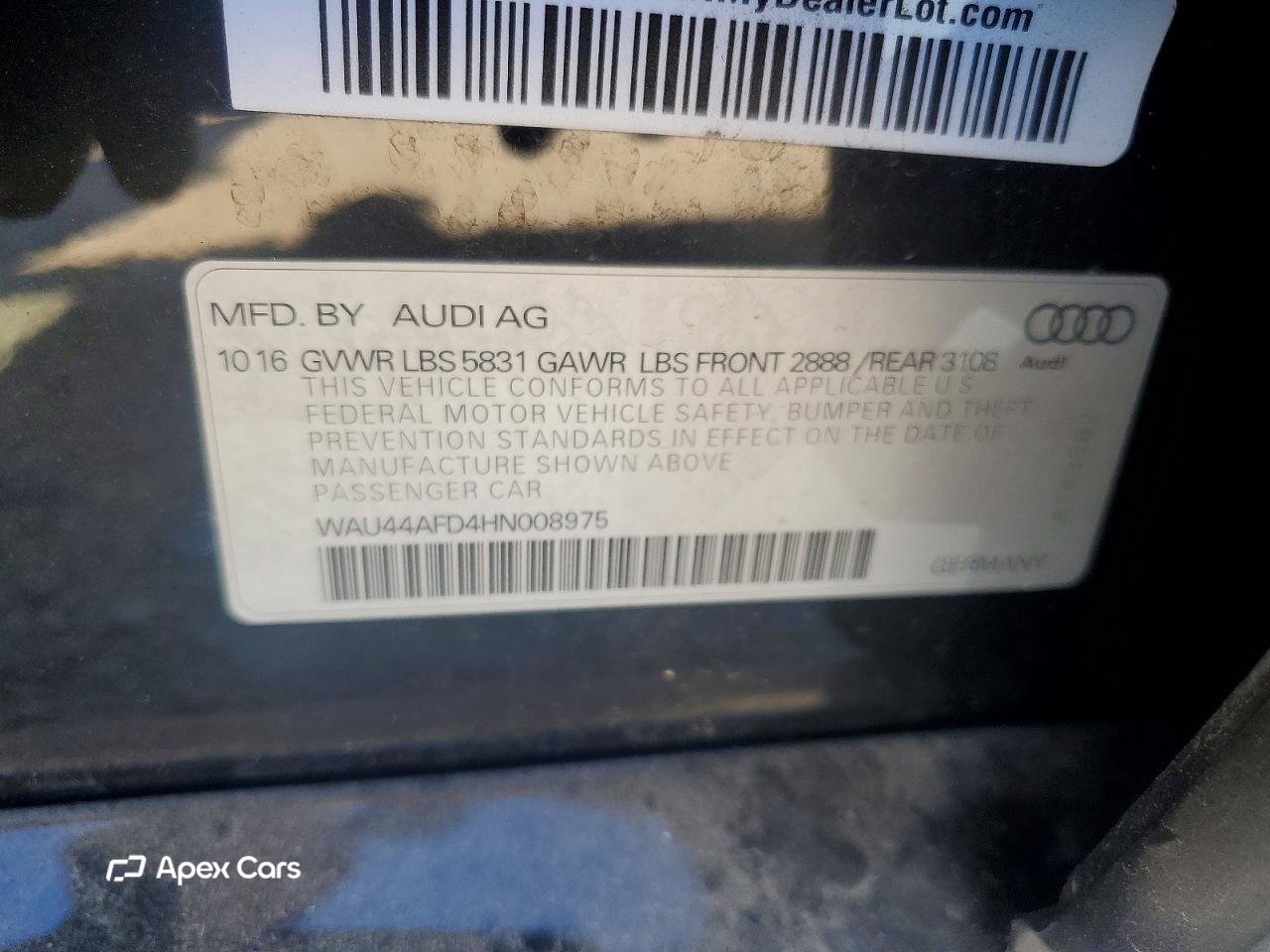 Audi A8 2017