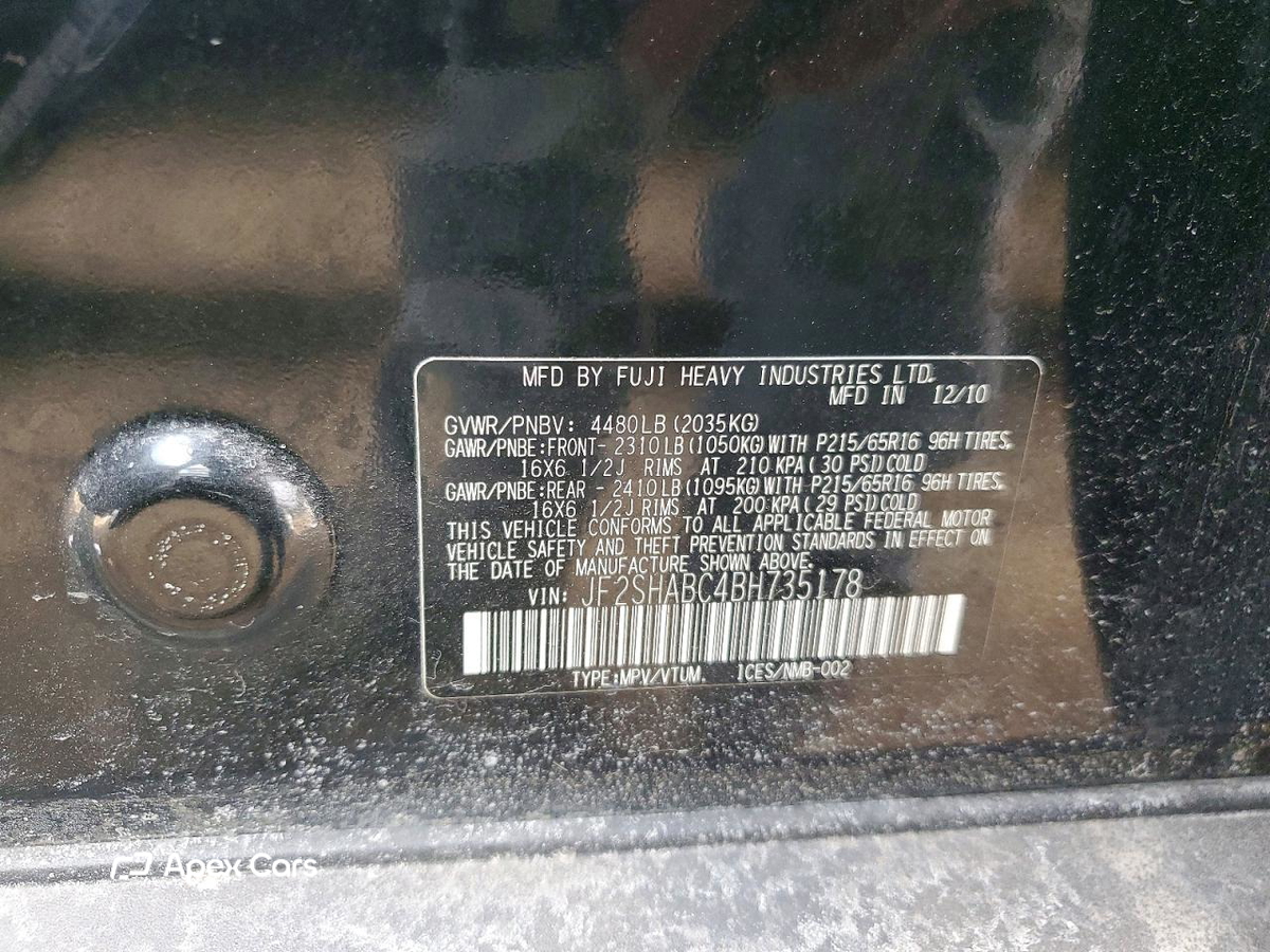 Subaru Forester 2011