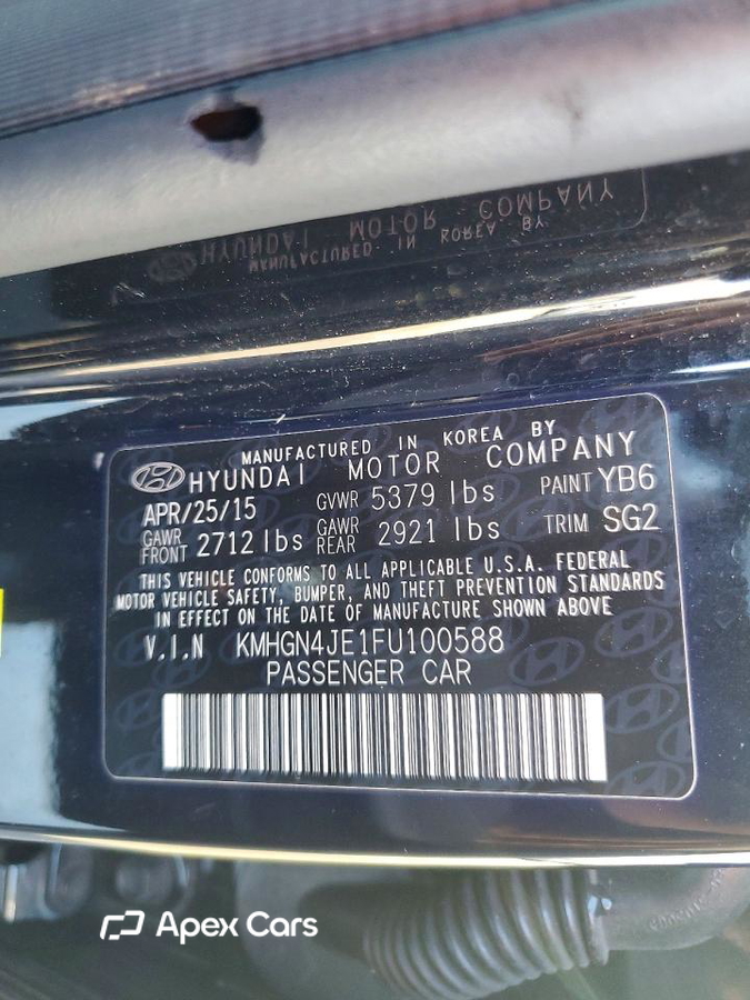 Hyundai Genesis 2015