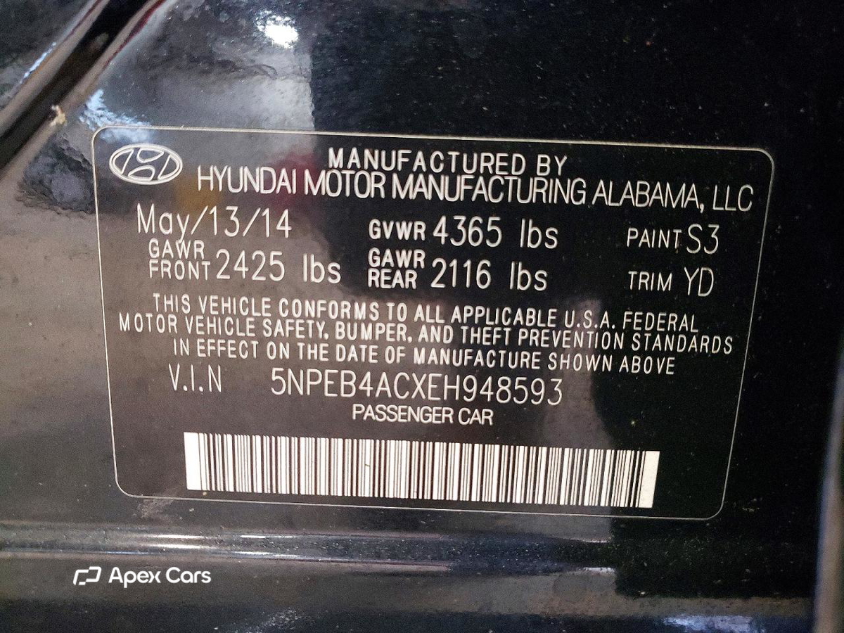 Hyundai Sonata 2014