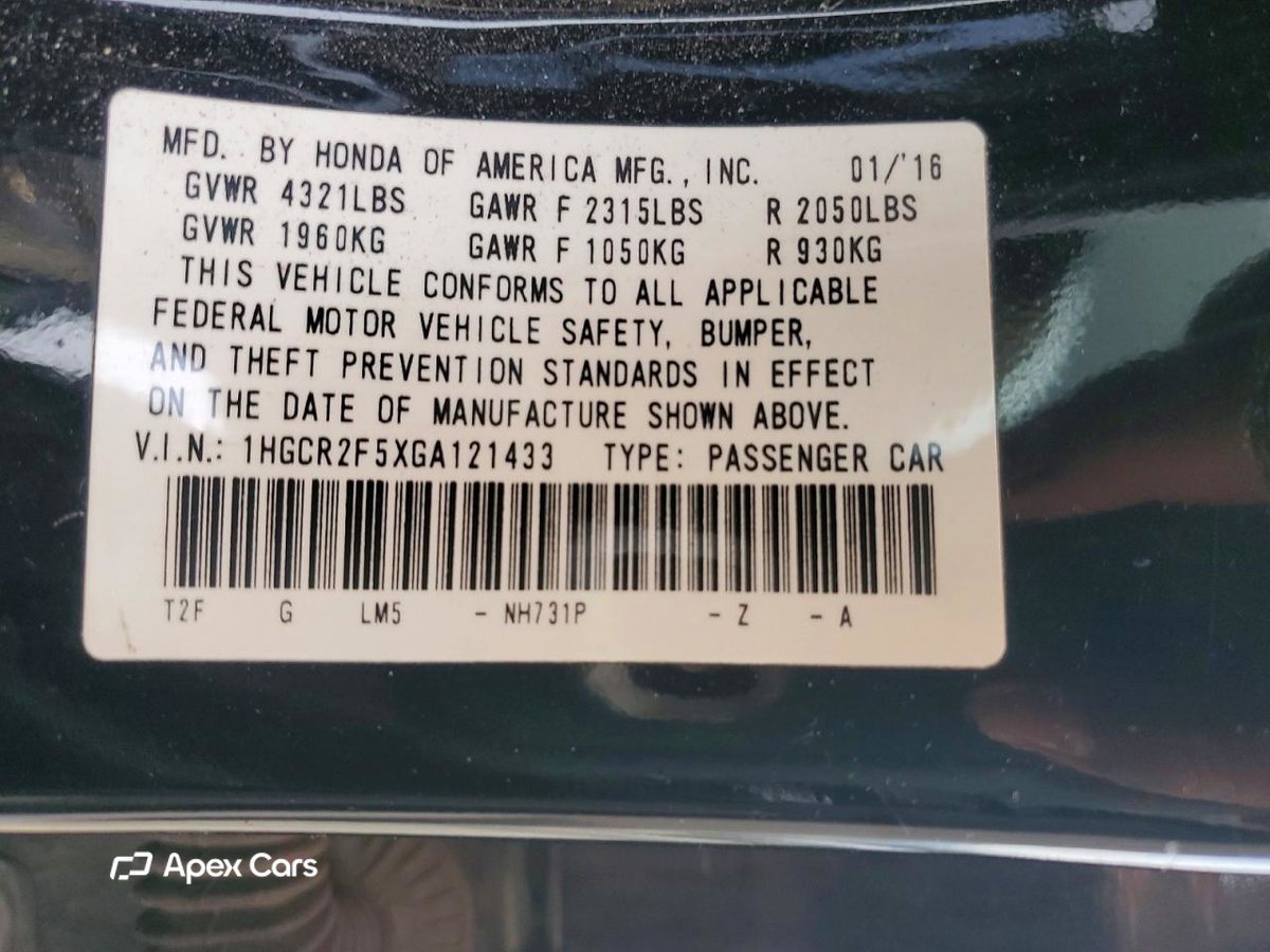 Honda Accord 2016