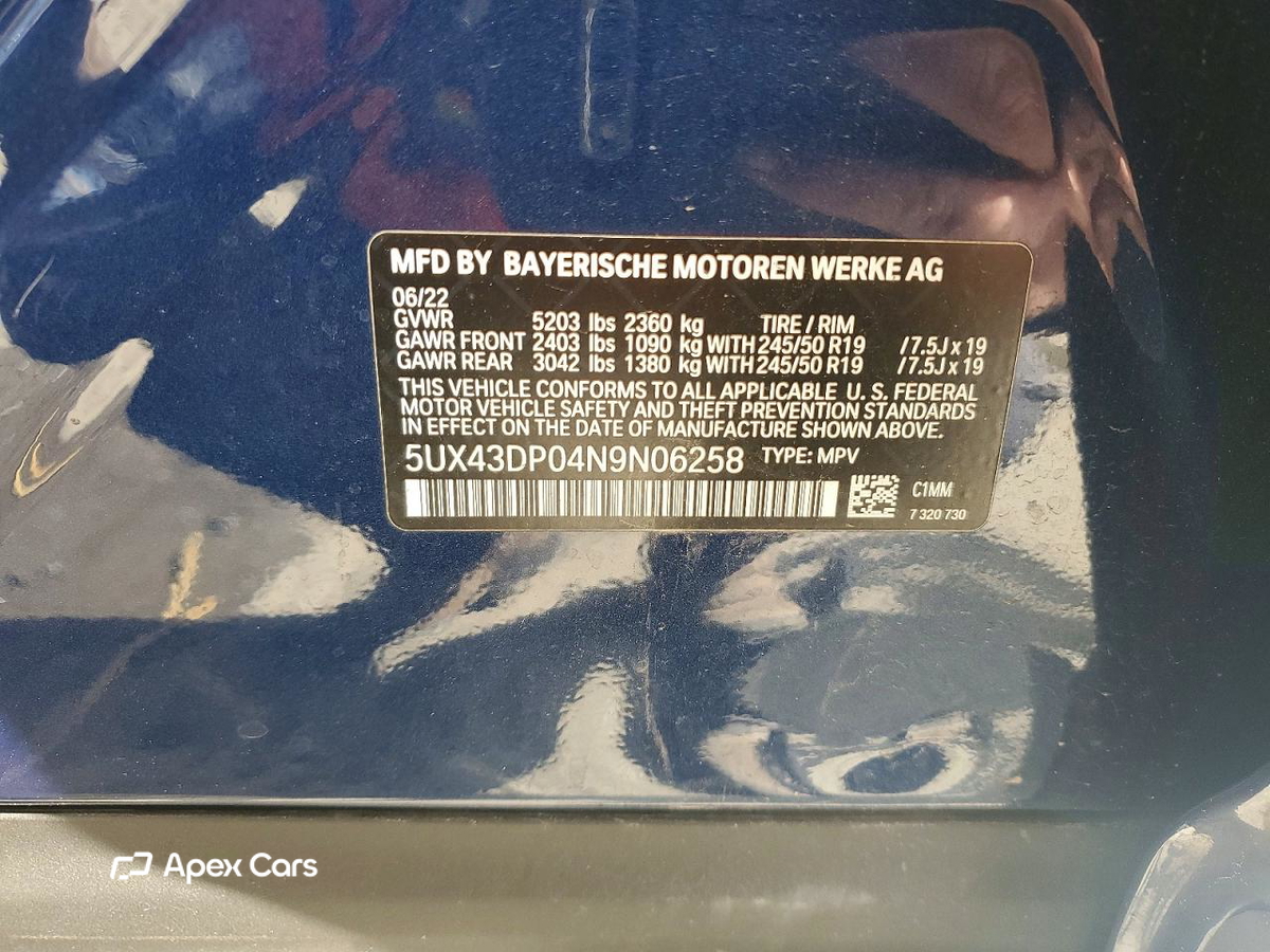 BMW X3 2022