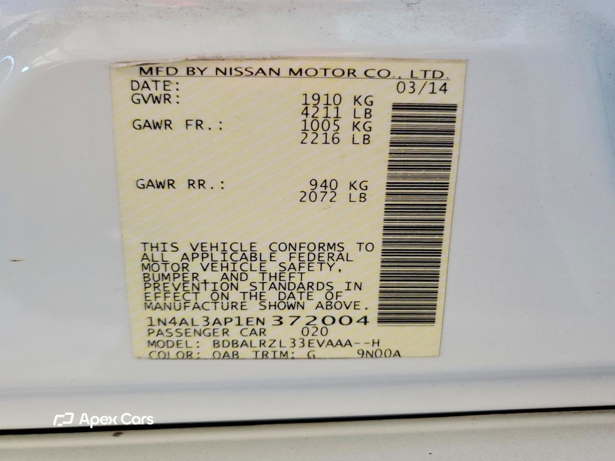Nissan Altima 2014