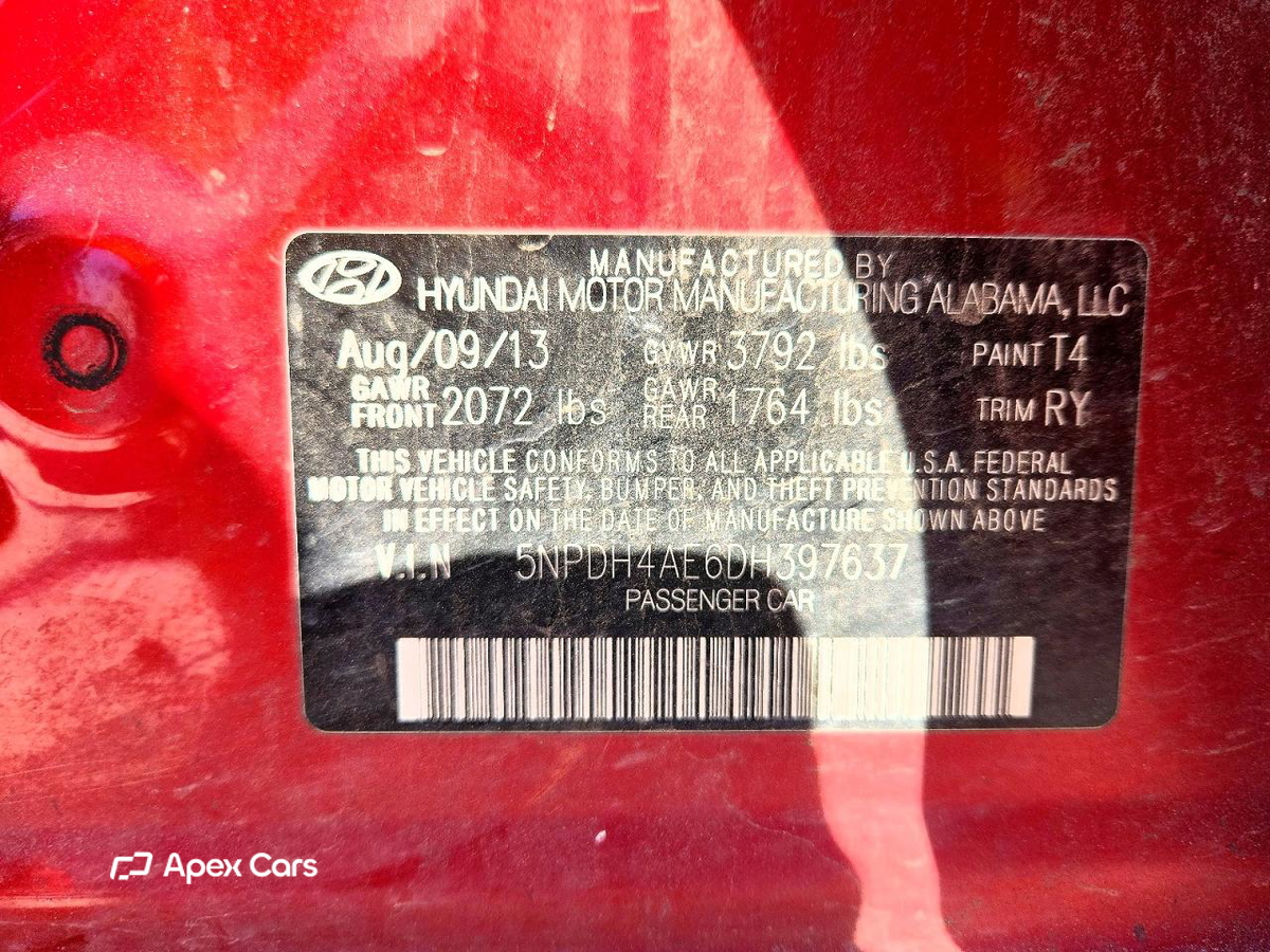 Hyundai Elantra 2013