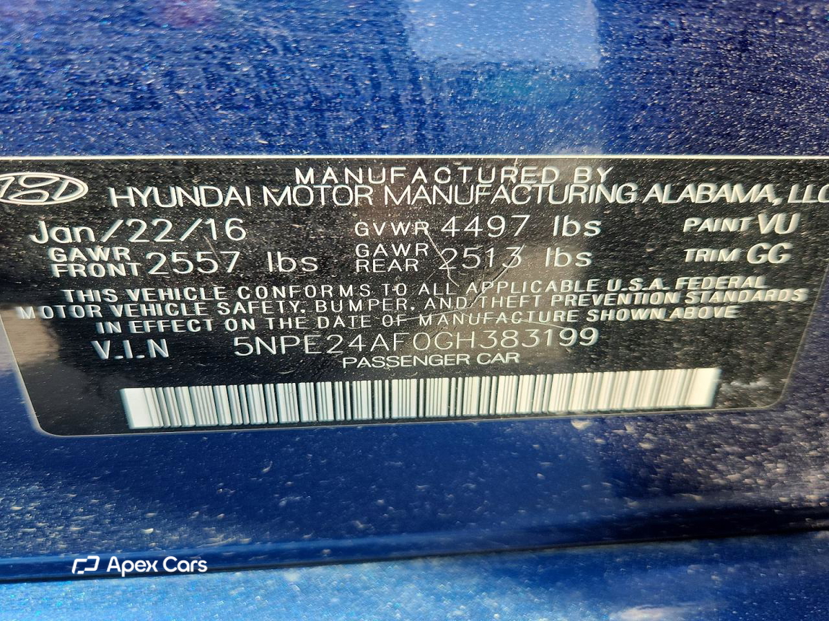 Hyundai Sonata 2016