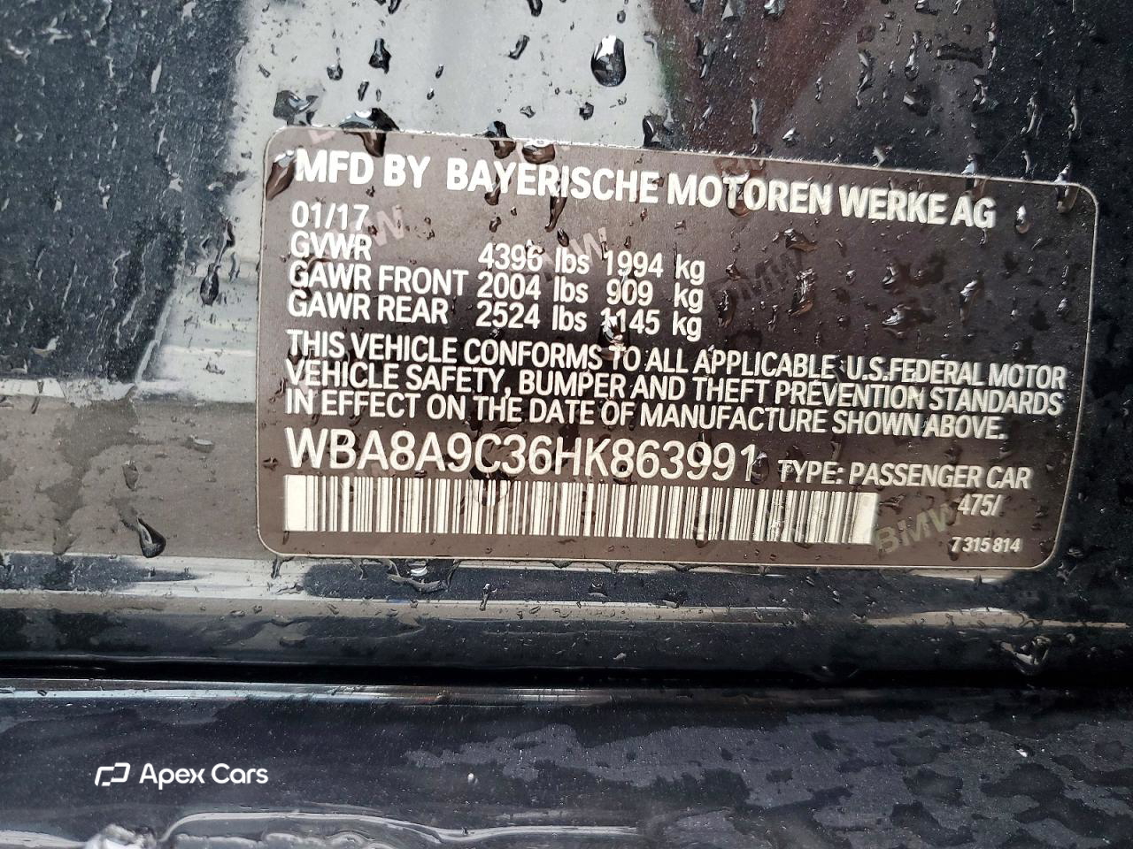 BMW Series 3 2017