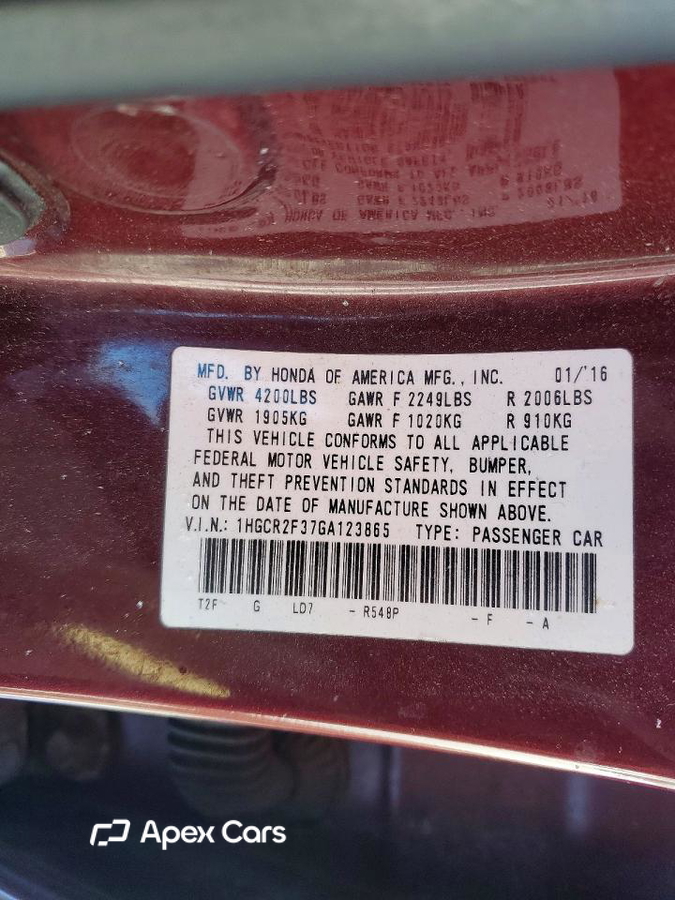 Honda Accord 2016