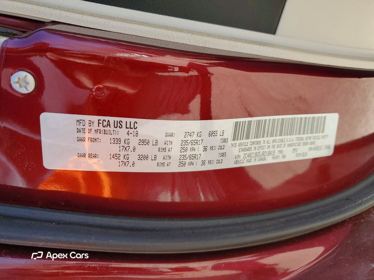 Chrysler Pacifica 2018