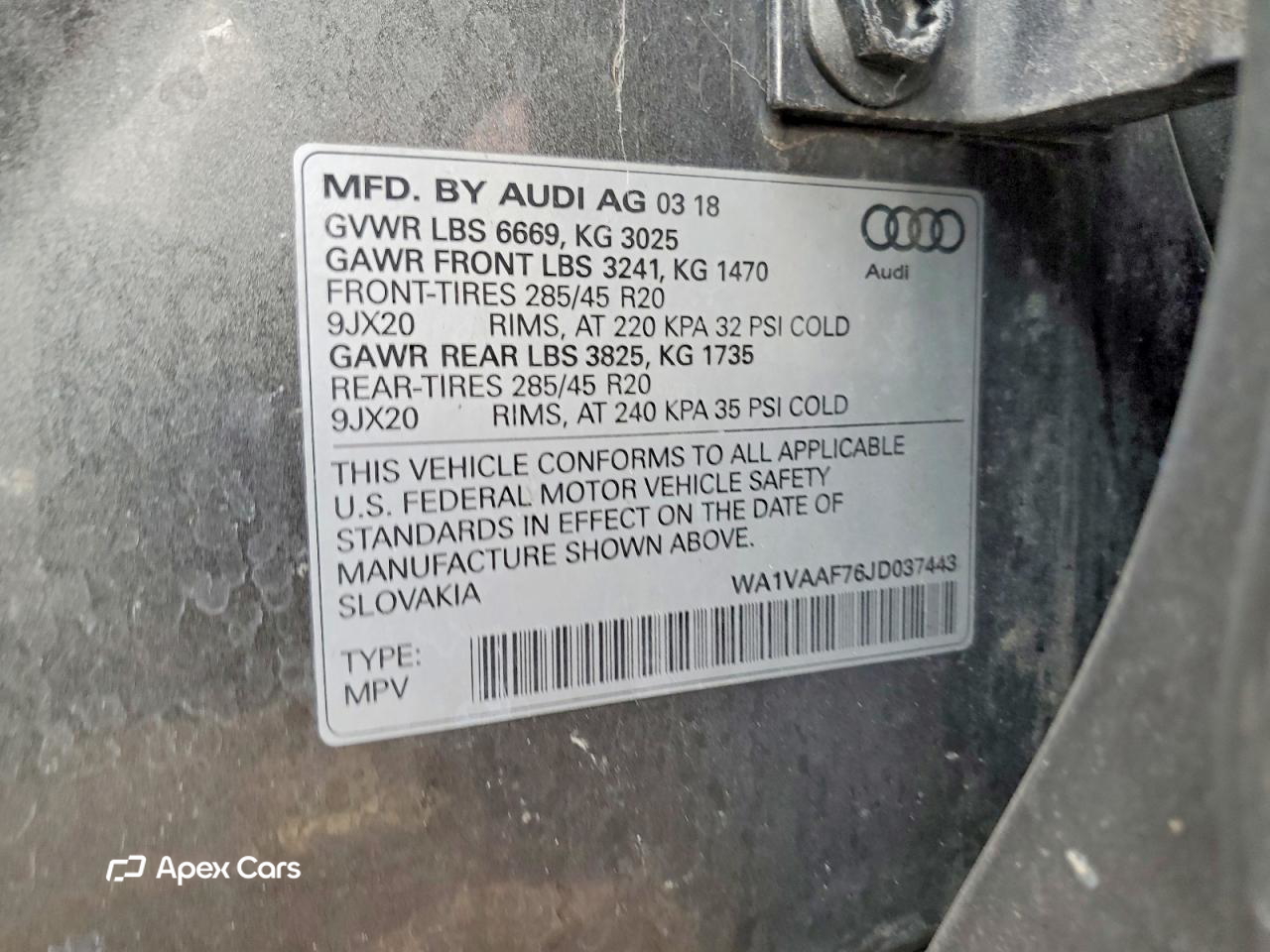 Audi Q7 2018