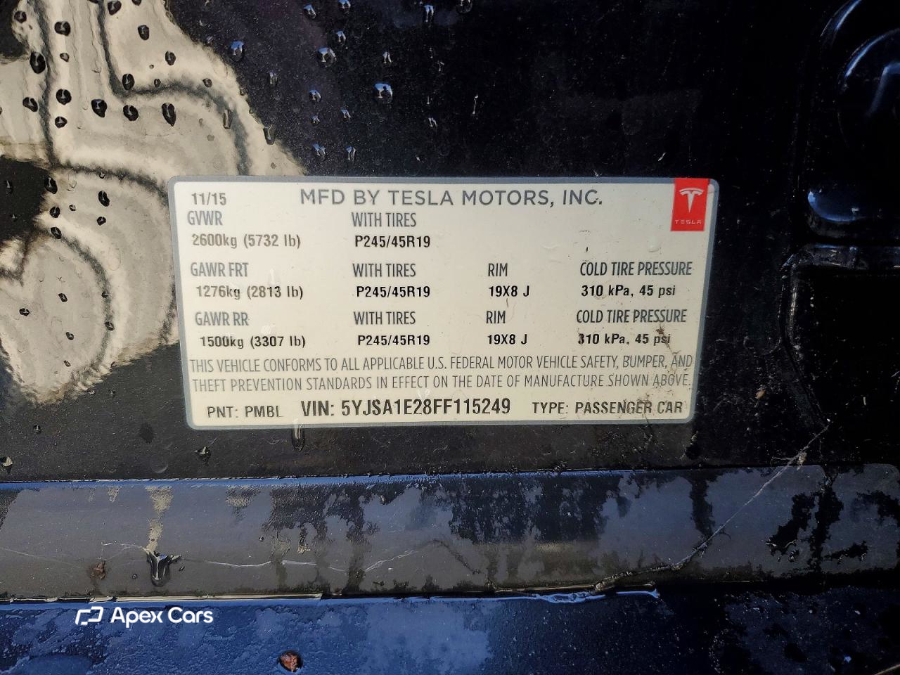 Tesla Model S 2015