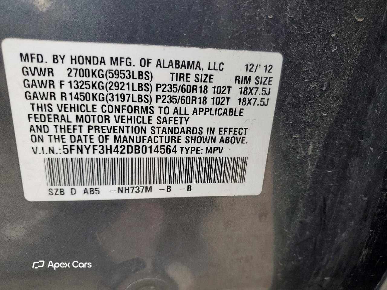 Honda Pilot 2013