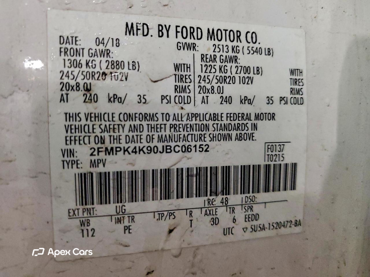 Ford Edge 2018
