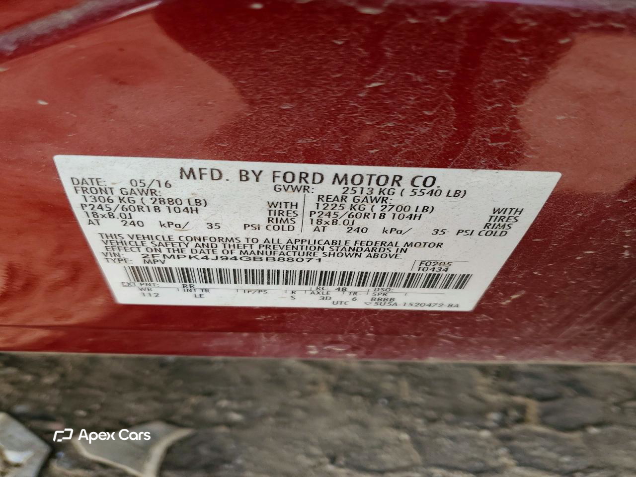 Ford Edge 2016