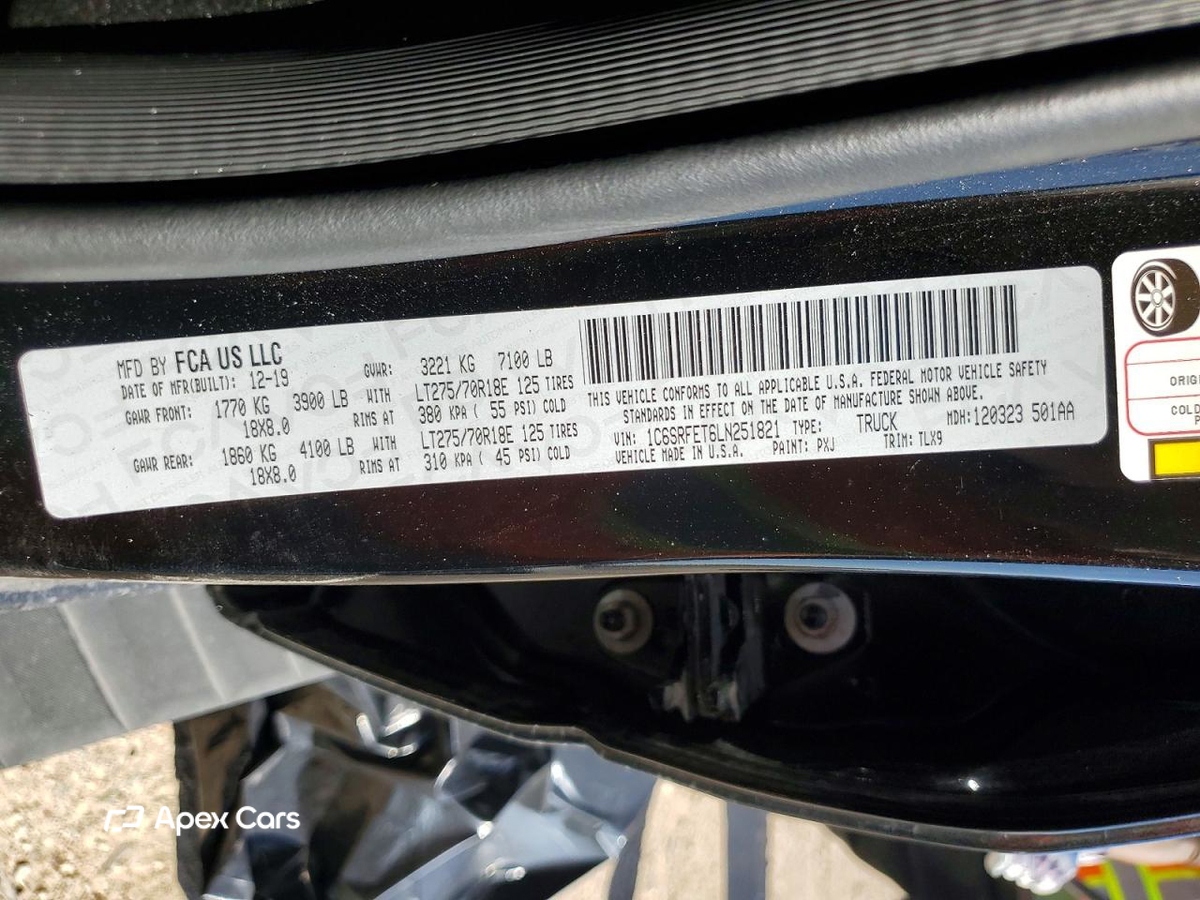 RAM 1500 2020