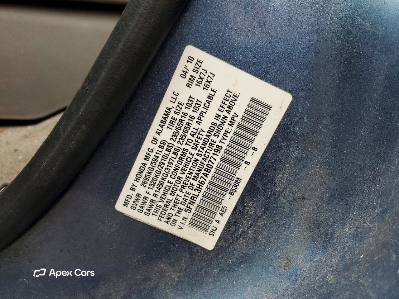 Honda Odyssey 2010