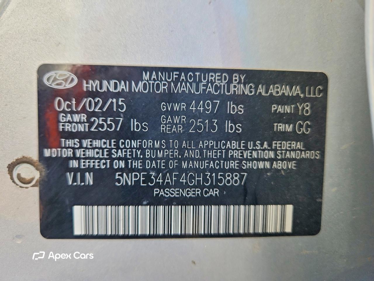 Hyundai Sonata 2016