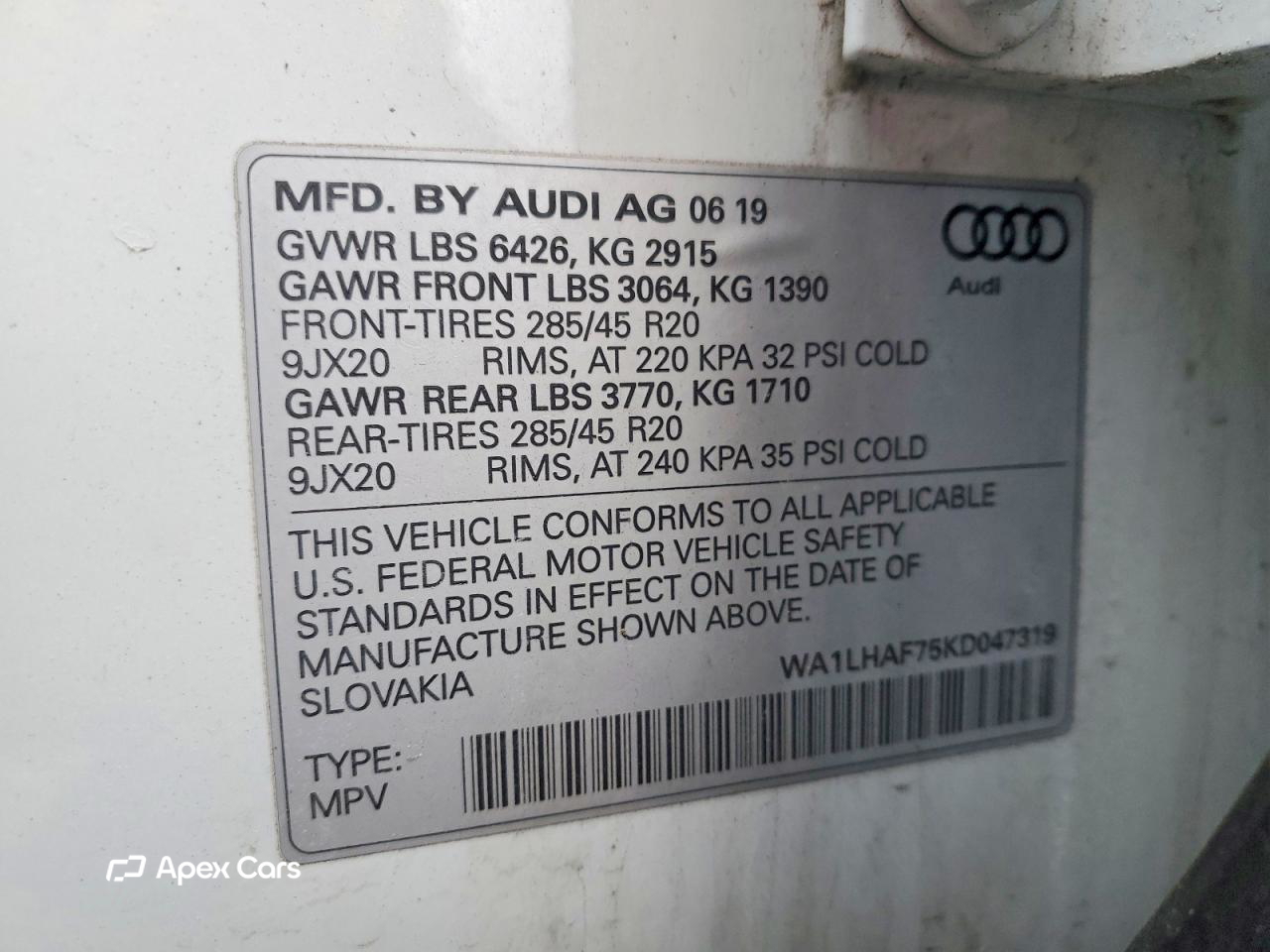 Audi Q7 2019