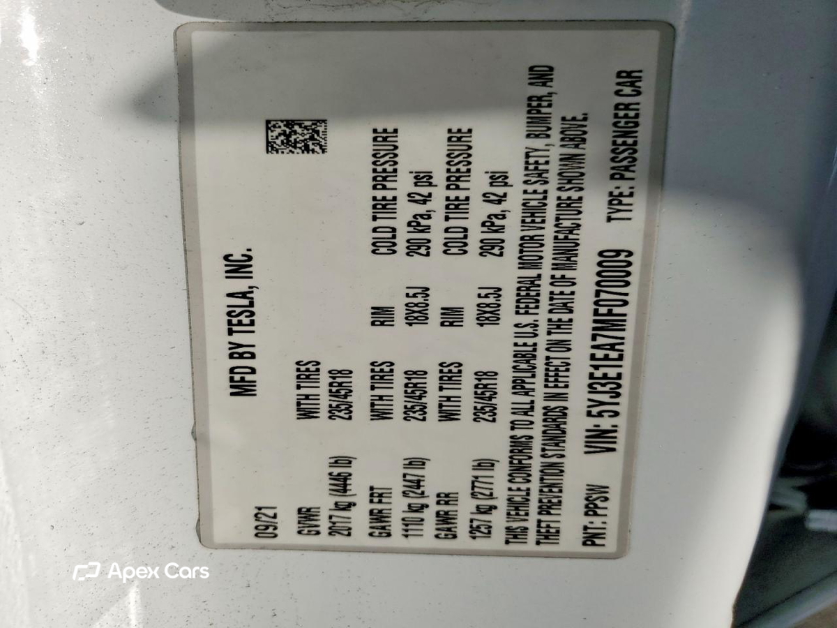Tesla Model 3 2021