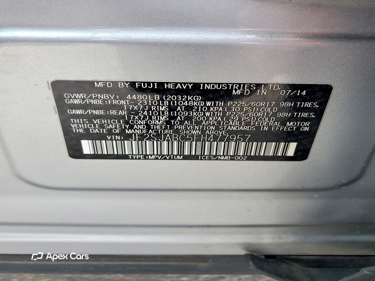 Subaru Forester 2015