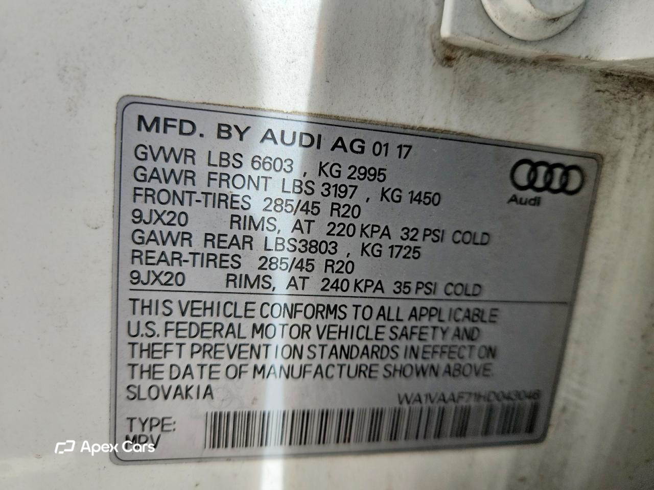 Audi Q7 2017