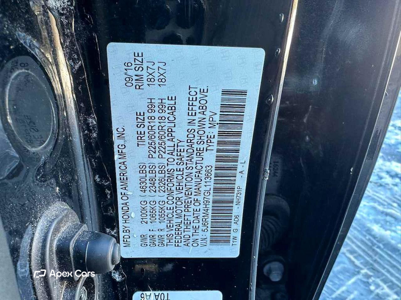 Honda CR-V 2016