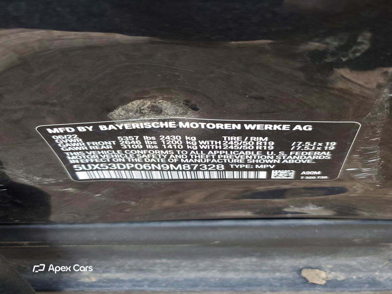 BMW X3 2022