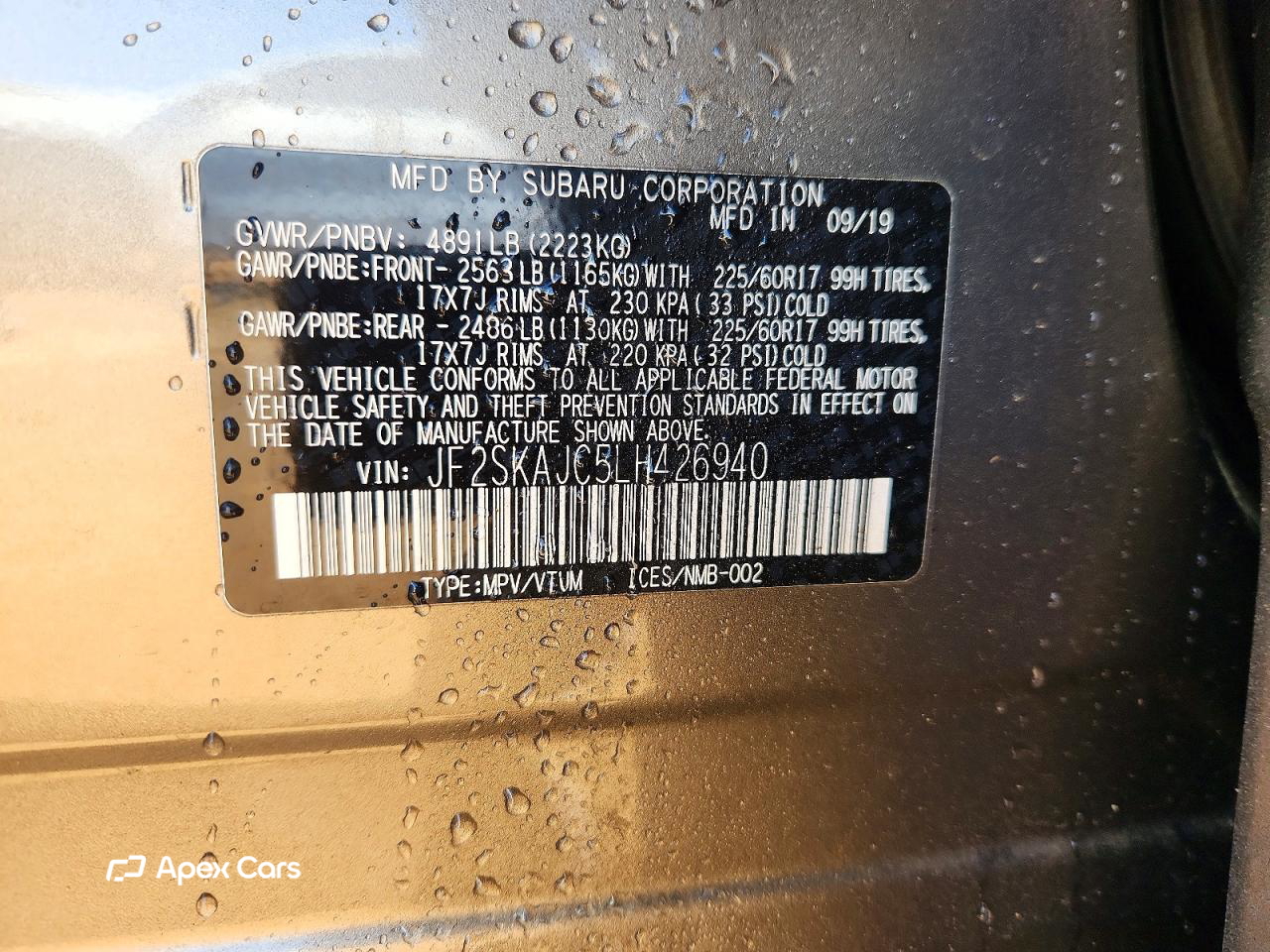 Subaru Forester 2020