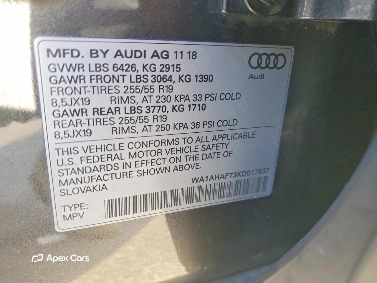Audi Q7 2019