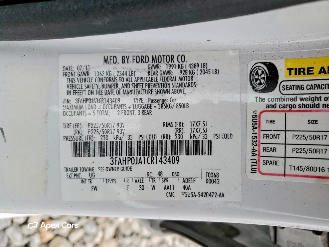 Ford Fusion 2012