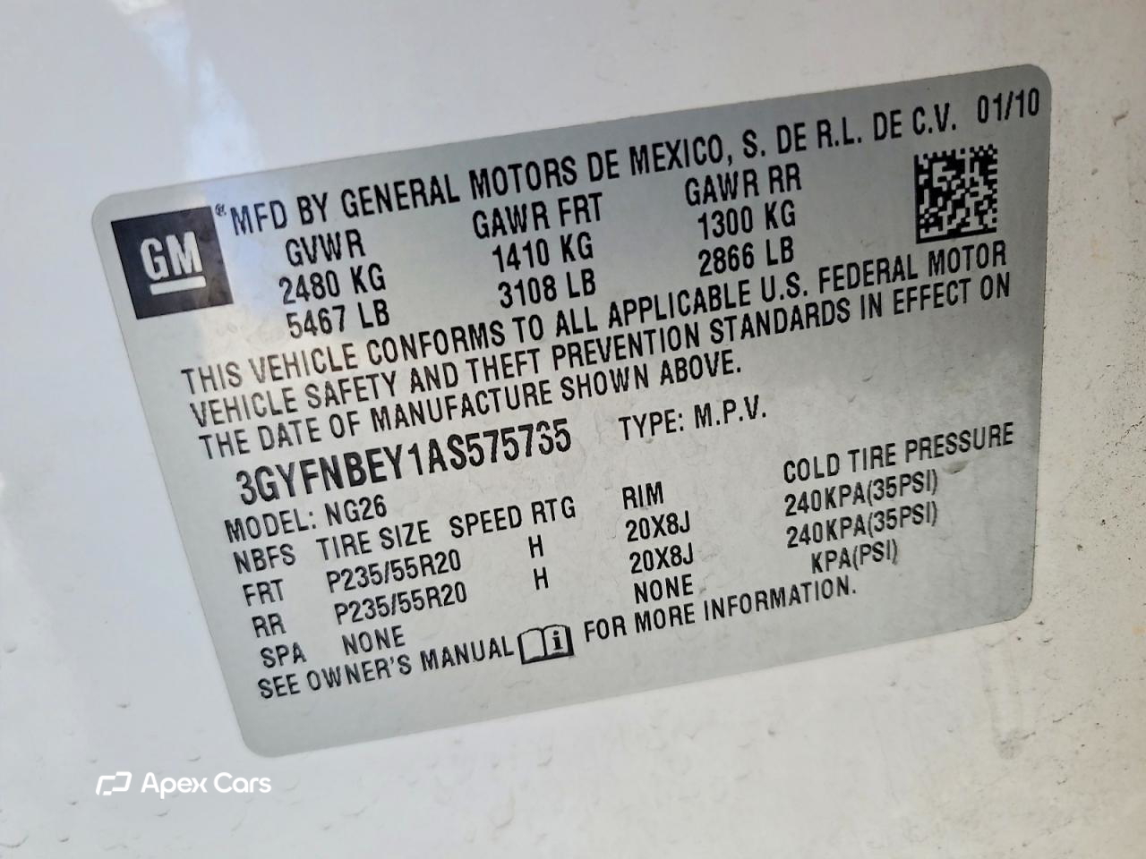 Cadillac SRX 2010