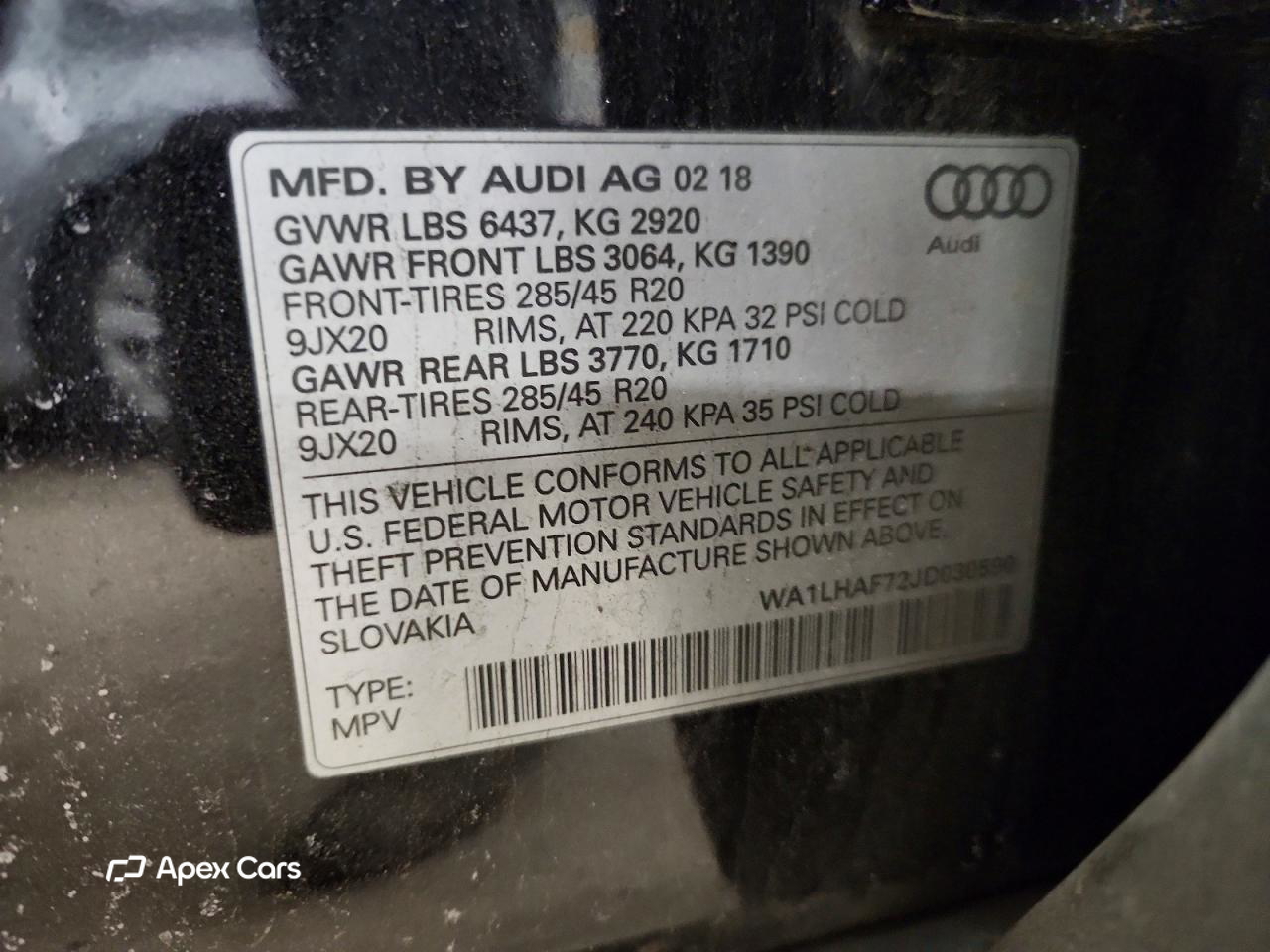 Audi Q7 2018