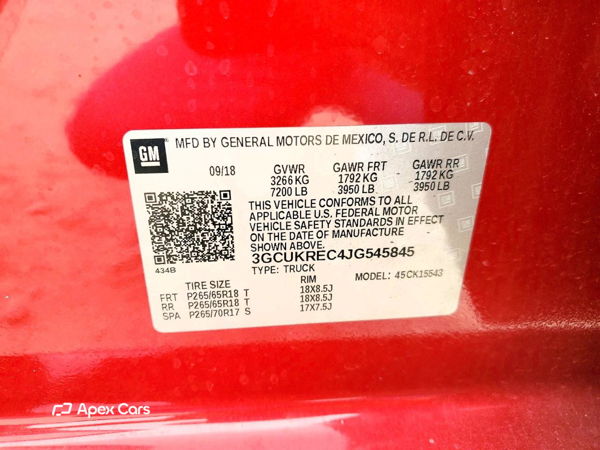 Chevrolet Silverado 2018