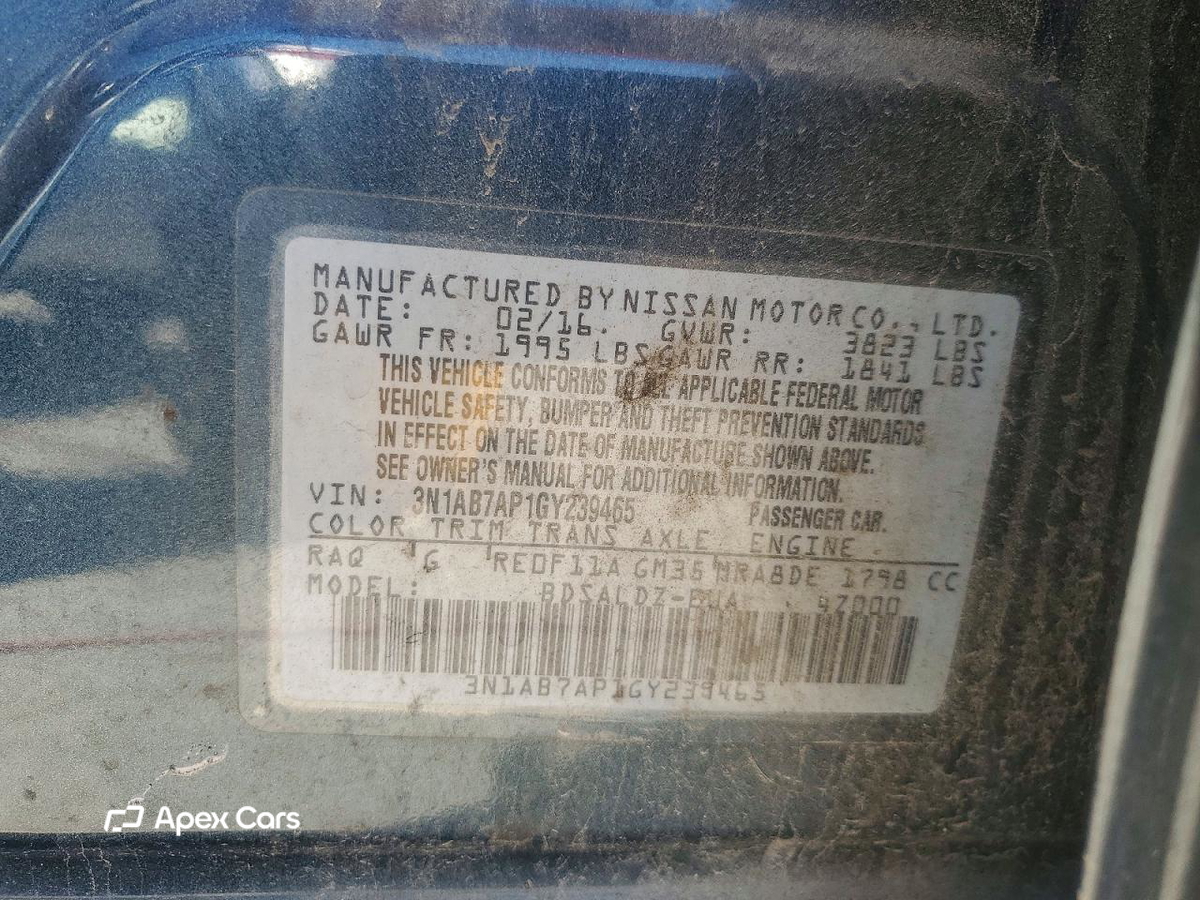 Nissan Sentra 2016