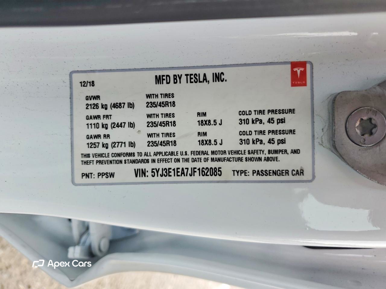 Tesla Model 3 2018