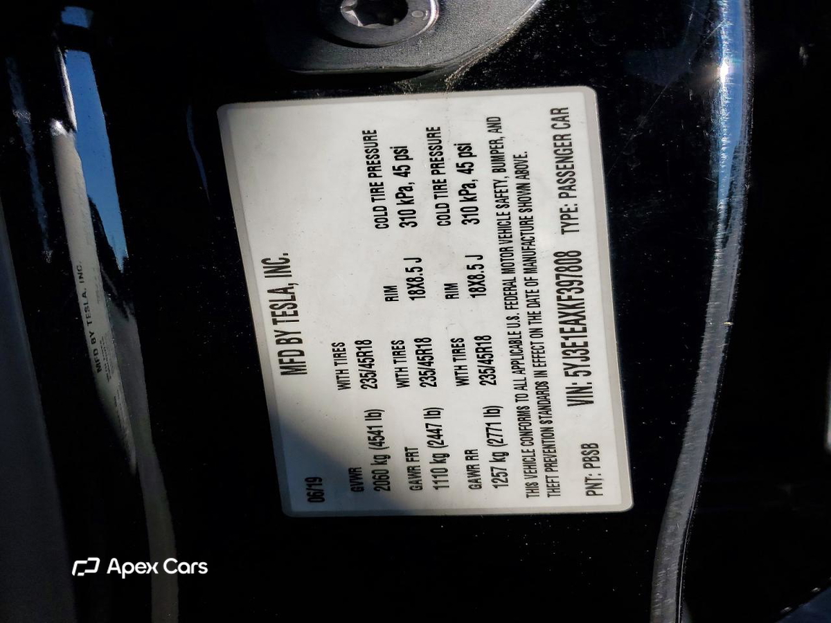 Tesla Model 3 2019