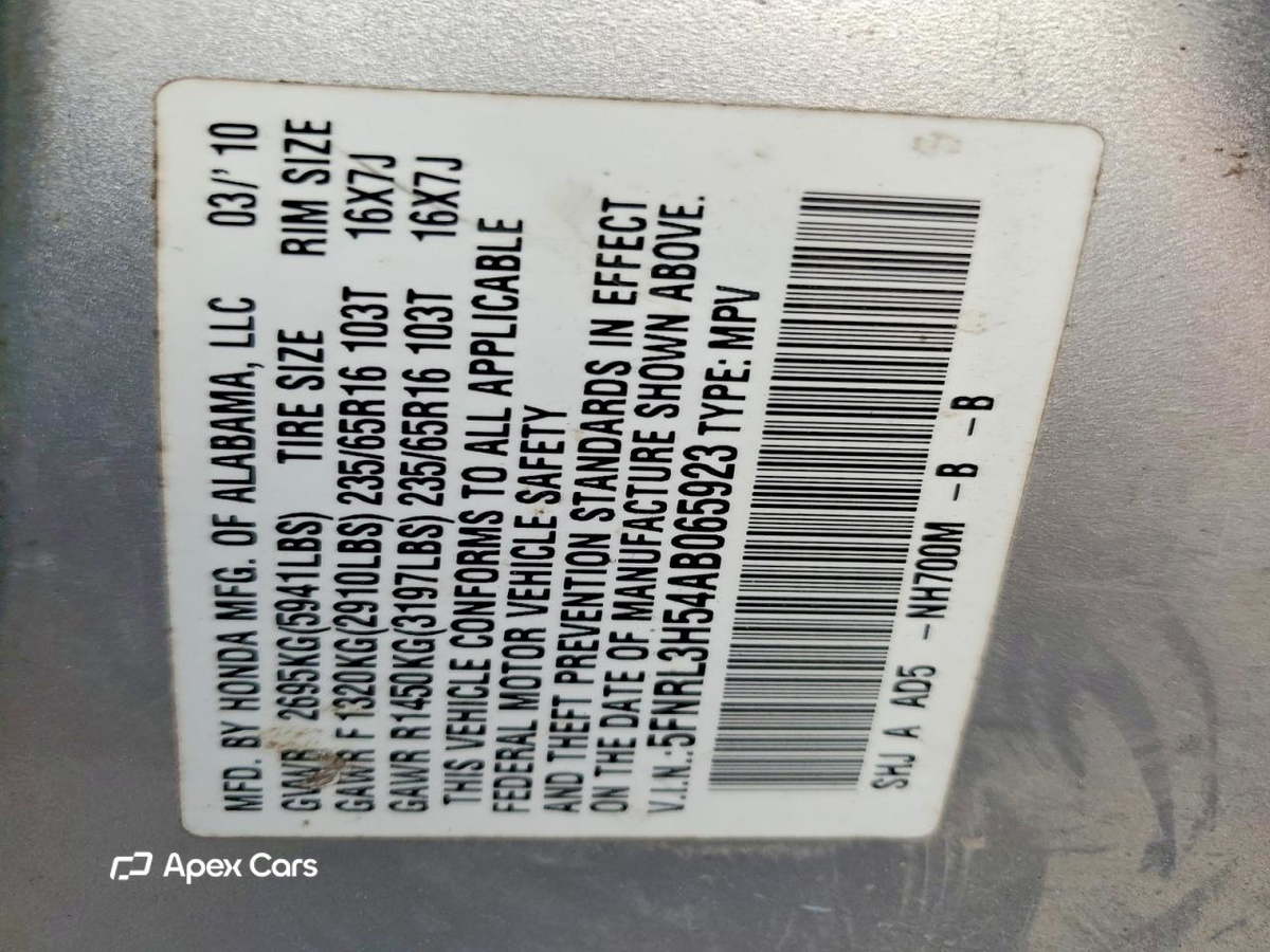 Honda Odyssey 2010