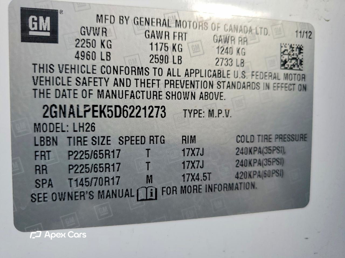 Chevrolet Equinox 2013