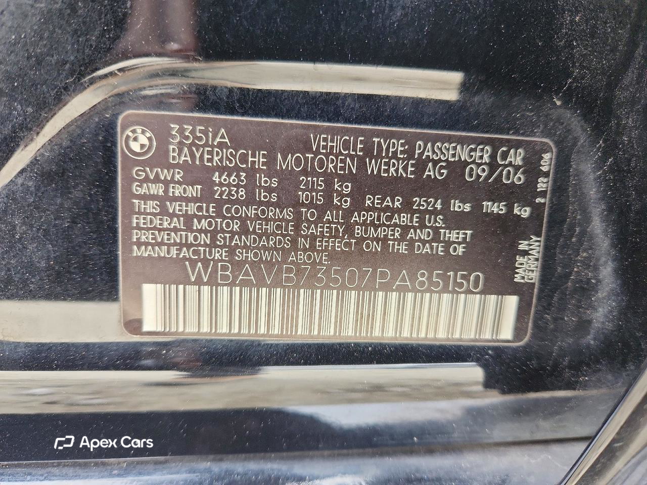 BMW Series 3 2007