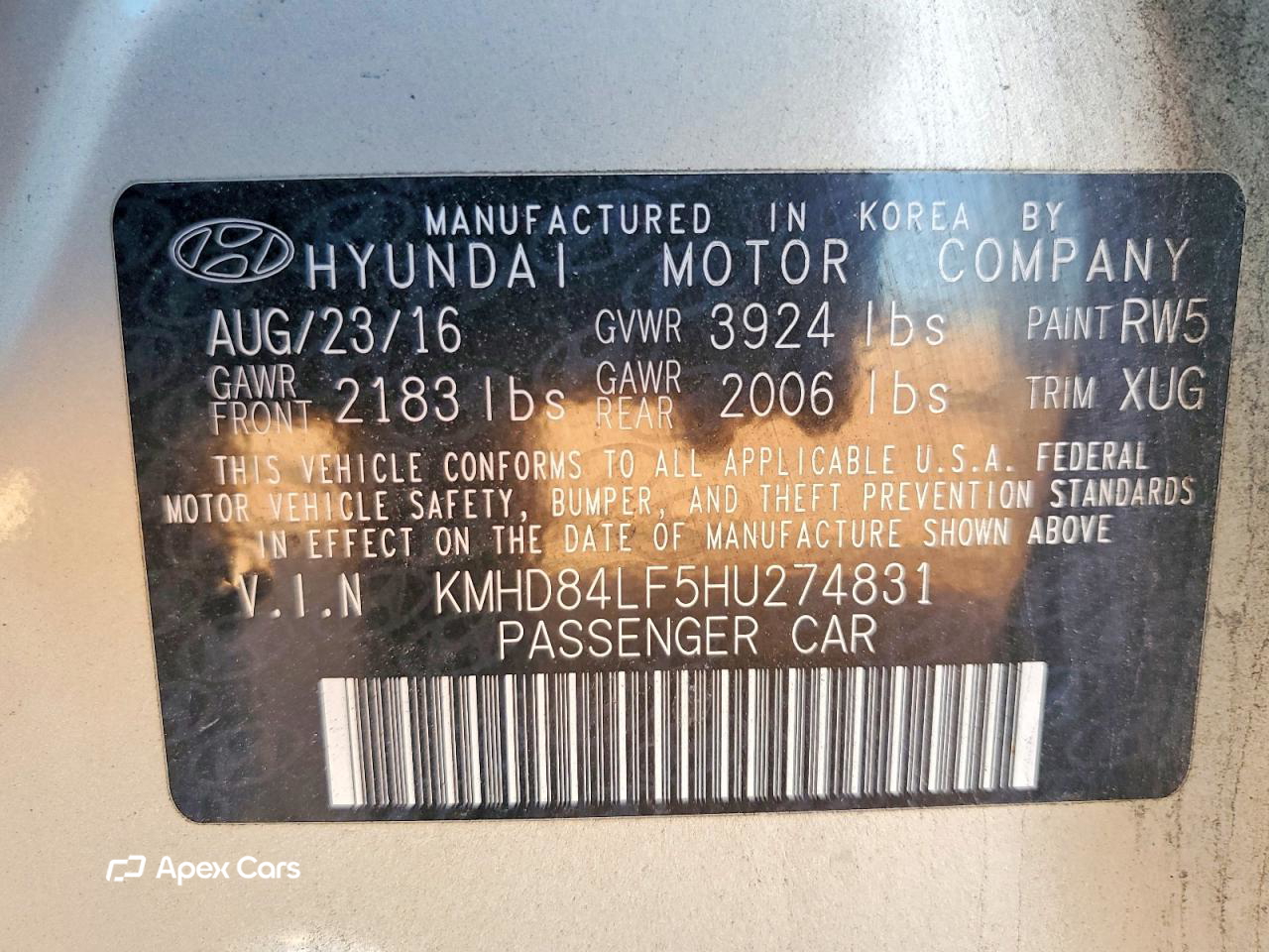 Hyundai Elantra 2017