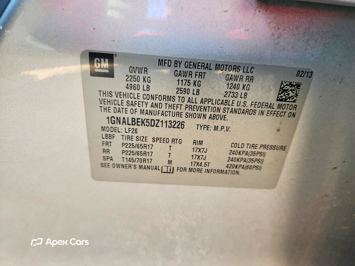 Chevrolet Equinox 2013