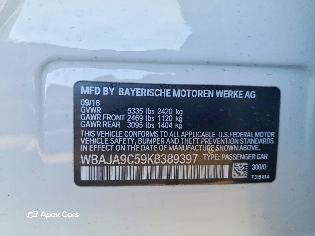 BMW Series 5 2019