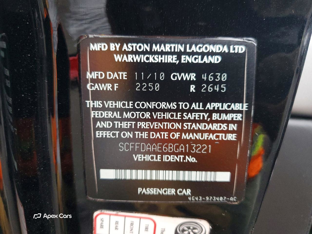 Aston Martin DB9 2011