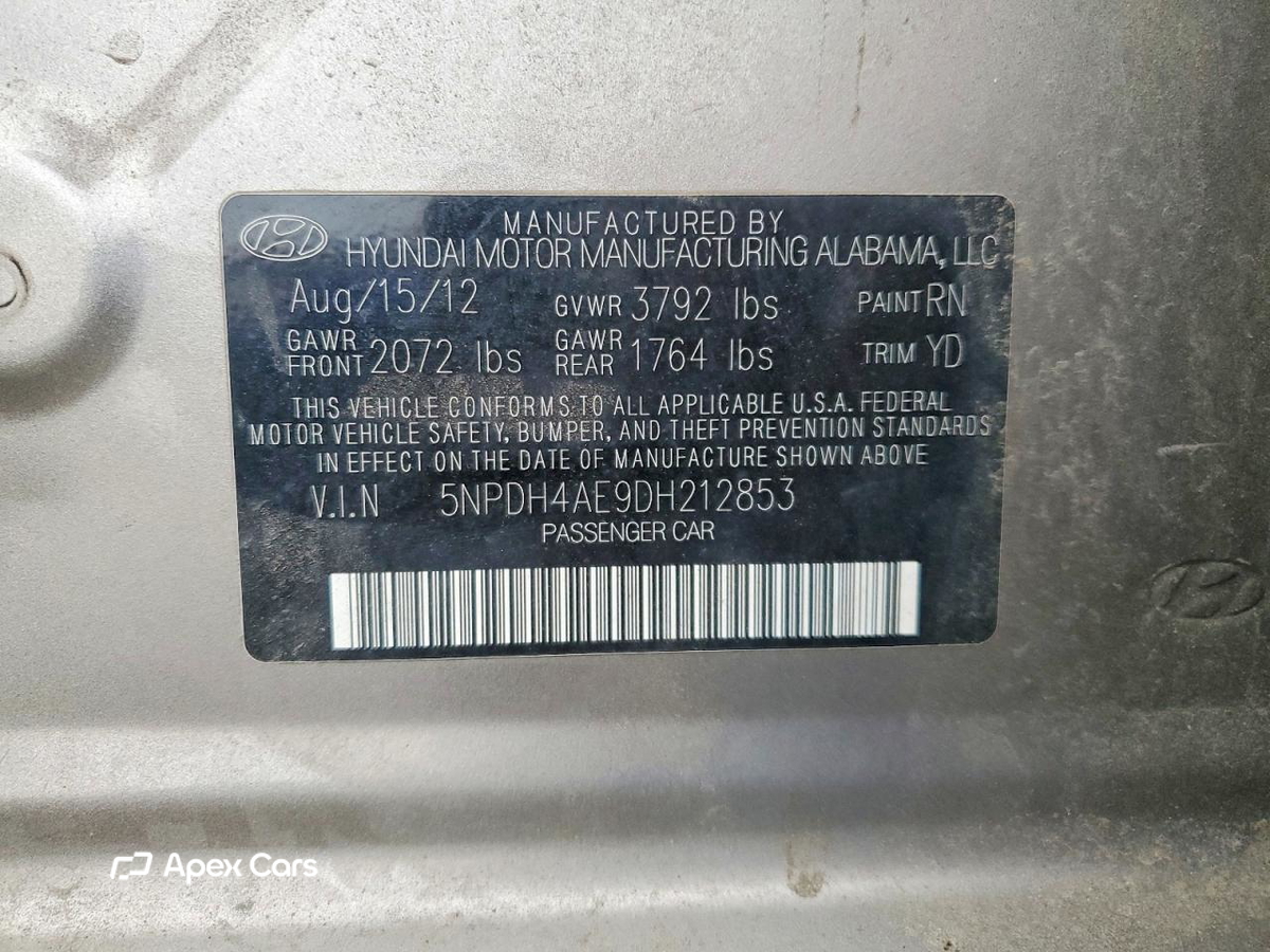 Hyundai Elantra 2013